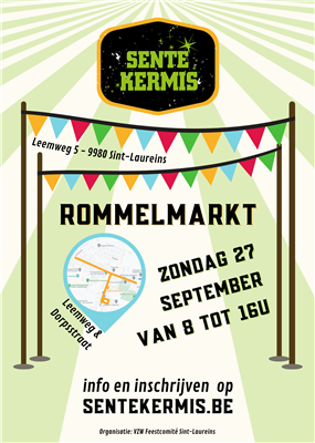 Jaarlijkse rommelmarkt Sente Kermis 2026