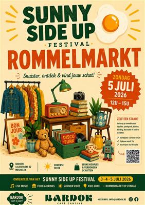 Rommelmarkt op Sunny Side Up Festival 