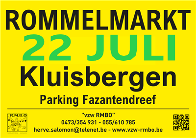 Zomerse parking rommelmarkt 