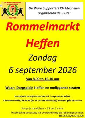 Gezellige rommelmarkt.
