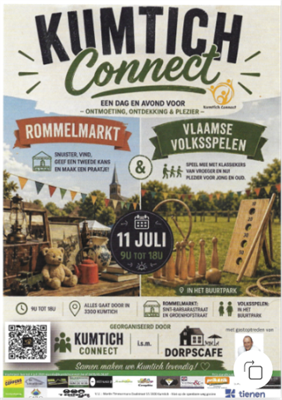Rommelmarkt Vlaamse Volksspelen in Kumtich/Tienen