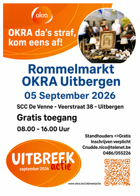 Rommelmarkt OKRA Uitbergen