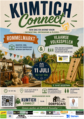 Rommelmarkt Vlaamse Volksspelen in Kumtich/Tienen
