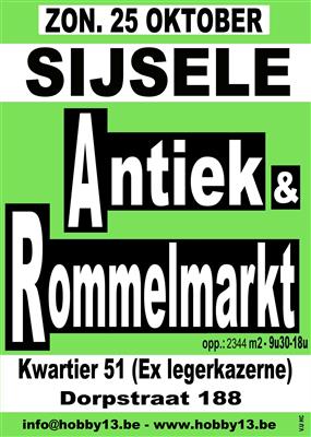 Antiek & Rommelmarkt te Sijsele