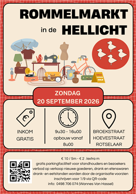 Rommelmarkt in de Hellicht