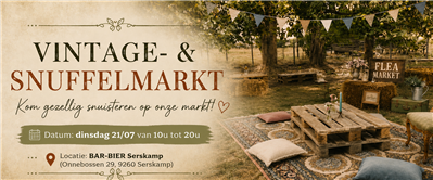 VINTAGE/ROMMELMARKT BAR-BIER