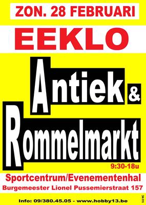 Antiek & Rommelmarkt te Eeklo.