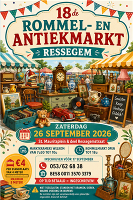 18de Rommel- en antiekmarkt.