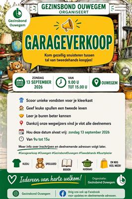 Garageverkoop doorheen Ouwegem