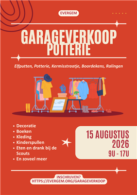 Garageverkoop Potterie Evergem