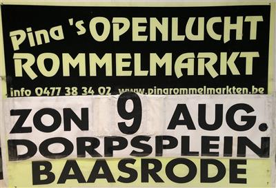 PINA'S JAARLIJKSE OPENLUCHTROMMELMARKTEN BAASRODE ( DENDERMONDE )