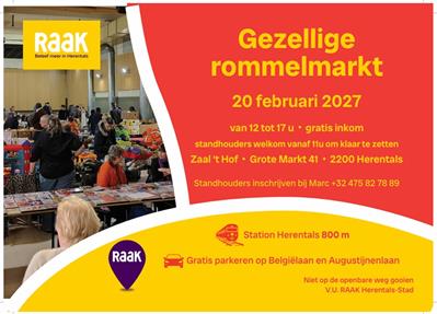 Gezellige rommelmarkt