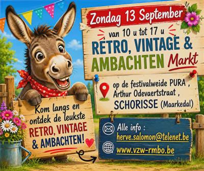 Vintage - Retro - brocante en ambachten markt 