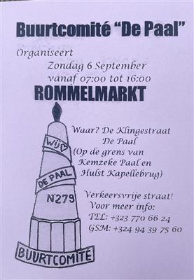 Rommelmarkt De Paal.
