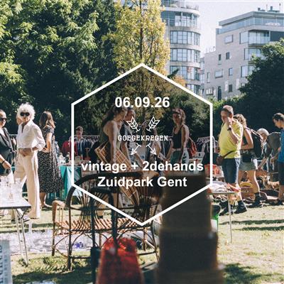 Vintage + tweedehands markt in het Zuidpark