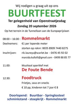 Openstraatjesdag.
