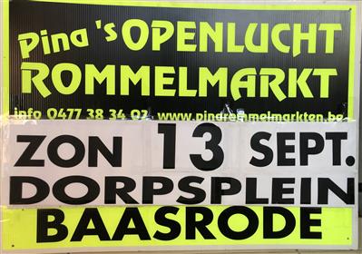 PINA'S JAARLIJKSE OPENLUCHTROMMELMARKTEN BAASRODE ( DENDERMONDE )