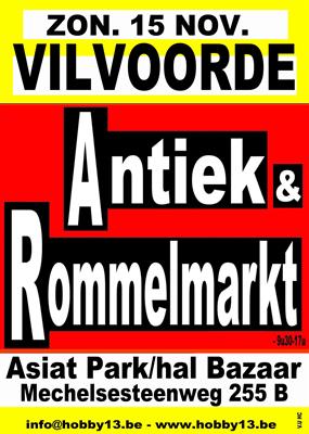 Antiek & Rommelmarkt te Vilvoorde