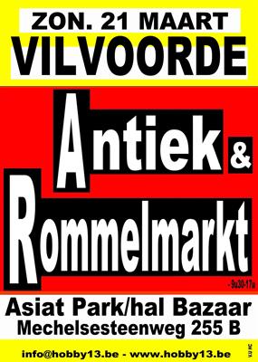 Antiek & Rommelmarkt te Vilvoorde
