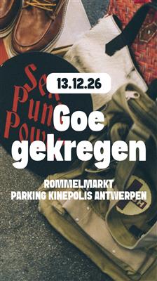 Goegekregen rommelmarkt parking Kinepolis Antwerpen