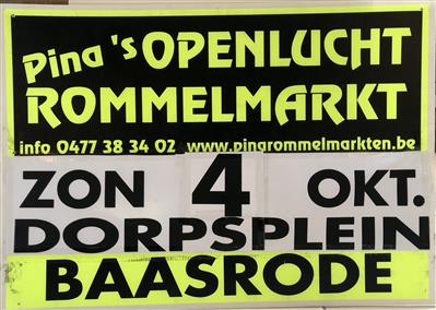 PINA'S JAARLIJKSE OPENLUCHTROMMELMARKTEN BAASRODE ( DENDERMONDE )