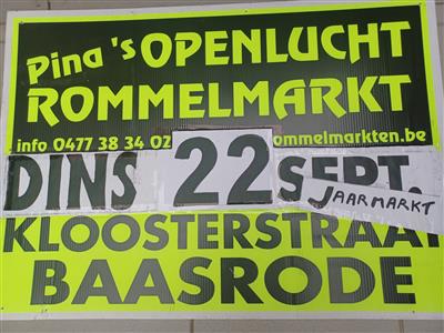 PINA'S 2de JAARMARKT – GROTE OPENLUCHTROMMELMARKT te BAASRODE  