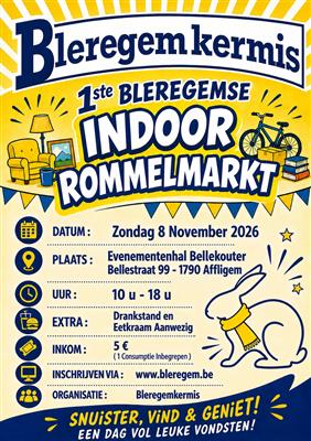Rommelmarkt ter gelegenheid van Bleregemkermis