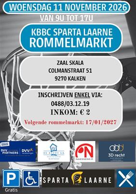 KBBC Sparta Laarne Rommelmarkt