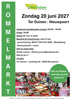 Rommelmarkt Ter Duinen Nieuwpoort