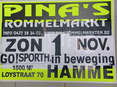 PINA'S JAARLIJKSE ROMMELMARKTEN HAMME ( BIJ ST-NIKLAAS )  