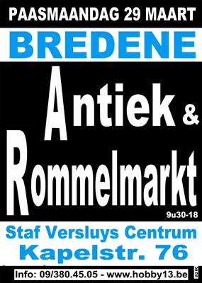 Antiek & Rommelmarkt te Bredene.
