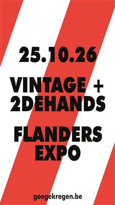 Vintage + tweedehands markt in Flanders Expo