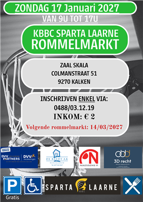 KBBC Sparta Laarne Rommelmarkt