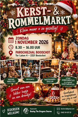 🎄 Gezellige kerst- en rommelmarkt 🎄