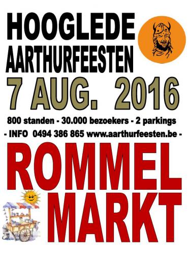 Rommelmarkt Aarthurfeesten Hooglede
